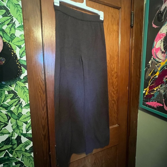 NWT The Drop Women's Cynthia Wide Leg Sweater Pant Brown Chocolate Size Small - Picture 1 of 5